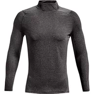 Koszule męskie - Under Armour Męski top Cg Armour z dopasowaną ciepłą warstwą bazową dla mężczyzn, koszula kompresyjna do biegania, jazdy na nartach, zimy top fitness na zimną pogodę - miniaturka - grafika 1