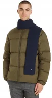 Apaszki i szaliki męskie - NOWY Szalik TOMMY HILFIGER ZIMA PREZENT SZAL TH granat - miniaturka - grafika 1