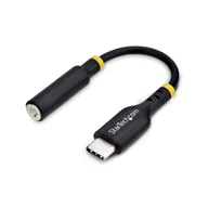 Adaptery i przejściówki - StarTech USBCAUDIO2 zmieniacz płci / kabli USB Type-C 2.0 3,5 mm Czarny - miniaturka - grafika 1