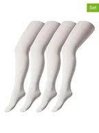 Rajstopy dziecięce - camano Rajstopy (4 pary) w kolorze białym - 40 DEN - miniaturka - grafika 1