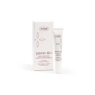 Ziaja JAŚMIN 50+ w kremie przeciw zmarszczkom pod oczy i na powieki 15ml - Kosmetyki pod oczy - miniaturka - grafika 1