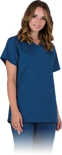 Reis TRISTI-J - bluza damska ochronna z krótkim rękawem, 2 kieszenie, dekolt w szpic - S-2XL. - Odzież robocza - miniaturka - grafika 1