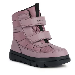 Buty dla dziewczynek - Śniegowce Geox J Willaboom Girl B A J36HWD 0FU54 C8007 S Dk Rose - grafika 1