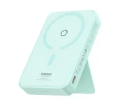 Powerbanki - Baseus P10064101333-00 MagPro Magnetic 5000mAh 20W Miętowy - miniaturka - grafika 1