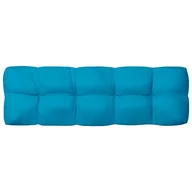 Poduszki ogrodowe - vidaXL Poduszka na sofę z palet, niebieska, 120x40x12 cm - miniaturka - grafika 1