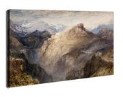 Obrazy i zdjęcia na płótnie - The Fort of L Esseillon, Val de la Maurienne, France, William Turner - obraz na płótnie Wymiar do wyboru: 30x20 cm - miniaturka - grafika 1