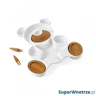 Zestawy naczyń dla dzieci - Talerzyk porcelanowy dziecięcy Brandani Bear 54293 - miniaturka - grafika 1