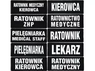 Emblemat Funkcyjny Odblaskowy Na Rzepie 13 X 5 Cm - Odzież robocza - miniaturka - grafika 1
