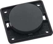 Klawisze i ramki - Hager polo Integro Flow Łącznik klawiszowy przyciskowy zwierny antracyt mat 936712505 936712505 - miniaturka - grafika 1