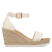 Espadryle damskie - Espadryle DeeZee WS2008-02 Beżowy - miniaturka - grafika 1