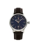 Zegarki męskie - Maserati Zegarek Epoca R8851118016 Brązowy - miniaturka - grafika 1