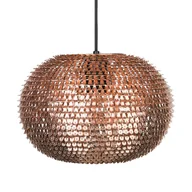 Lampy sufitowe - Beliani Lampa wisząca Lampa wisząca metalowa miedziana REINE 25844 - miniaturka - grafika 1