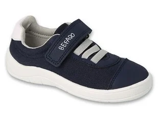 Trampki tenisówki buty dziecięce na rzepy granatowe Befado 451Y003-31 - Buty dla dziewczynek - miniaturka - grafika 1