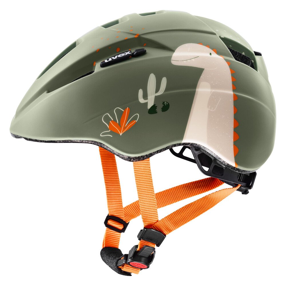 Kask dziecięcy Uvex Kid 2 CC Sage Green Dino Matt (S4149821400)