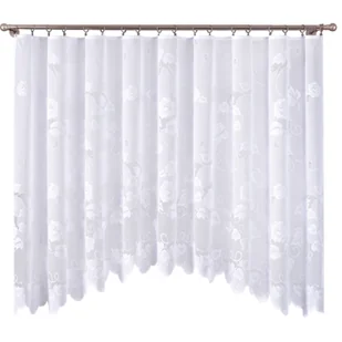 Firana żakardowa ANIELA, 300 x 150 cm, kolor biały - Firany - miniaturka - grafika 1