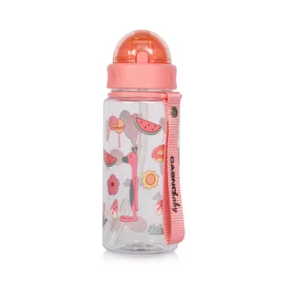 Butelka tritanowa dla dzieci Casno WILLY 400 ml różowa - Butelki dla niemowląt - miniaturka - grafika 1