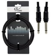 Inne akcesoria gitarowe - Kabel ALPHA AUDIO Jack-Jack 6,3mm Mono 0,3m szt - miniaturka - grafika 1