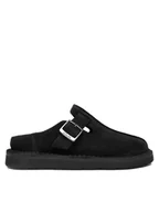 Klapki i japonki damskie - Clarks Klapki Solsbury Mule. 26184167 Czarny - miniaturka - grafika 1