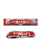 Pociągi dla dzieci - Dickie Pojazd "City Train" w kolorze czerwonym - 3+ - miniaturka - grafika 1