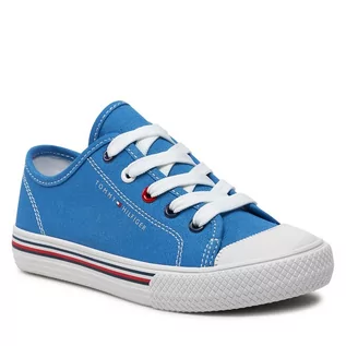 Buty dla chłopców - Trampki Tommy Hilfiger T3X9-33324-0890 M Azzurro 813 - grafika 1