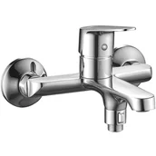 Baterie wannowe i prysznicowe - Bateria Wannowa Ścienna Sagra - miniaturka - grafika 1