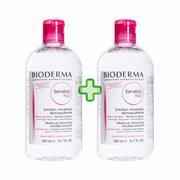 Bioderma sensibio h2o płyn micelarny do oczyszczania twarzy i zmywania makijażu 500 ml + 500 ml duopack