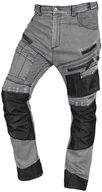 Odzież robocza - Neo Spodnie robocze DENIM, wzmocnienia Oxford, szare, rozmiar XXL - miniaturka - grafika 1