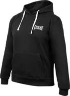 Bluzy męskie - Everlast bluza męska z kapturem czarna sportowa r. L - miniaturka - grafika 1