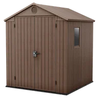 Altany ogrodowe - Keter DARWIN 6 x 6 domek ogrodowy brązowy - miniaturka - grafika 1