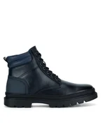 Botki męskie - Lasocki Trzewiki 123AM1846 Granatowy - miniaturka - grafika 1