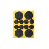 Zawiasy, okucia i inne akcesoria - Podkładka filcowa samoprzylepna mix czarny Ø4 x 38,4 x 20 1 sztuka ANDPOL - miniaturka - grafika 1