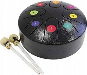 Rainbow Colours Tongue Drum - eteryczny bęben 20cm