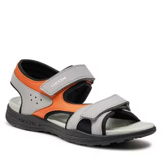 Buty dla chłopców - Sandały Geox J Vaniett Boy J455XC 015CE C0036 D Grey/Orange - grafika 1
