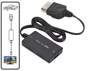 HDMI do RCA konwerter AV wysokiej jakości HD 1080P HDMI AV2 Adapter do TV PS3 PS4 PC DVD Xbox - Kable - miniaturka - grafika 1