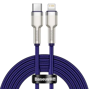 Baseus Cafule Metal Data kabel USB Typ C - Lightning 20 W Power Delivery 2 m fioletowy (CATLJK-B05) hurtel-66687-0 - Kable USB - miniaturka - grafika 18