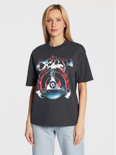 Deus Ex Machina T-Shirt Plunder DLF221542A Szary Oversize - Koszulki i topy damskie - miniaturka - grafika 1