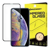 Szkła hartowane na telefon - Wozinsky Super Wytrzymałe Szkło Hartowane Full Glue Na Cały Ekran Z Ramką Case Friendly Apple Iphone Xs X Czarny - miniaturka - grafika 1