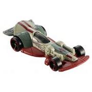 Samochody i pojazdy dla dzieci - AUTOSTATEK KOSMICZNY BOBA FEETS SLAVE I HOT WHEELS STAR WARS 3+ Mattel - miniaturka - grafika 1