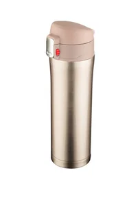 Kubek termiczny, termos LOCK różowy, szampański, 440ml, szybka wysyłka! - Kubki termiczne - miniaturka - grafika 1
