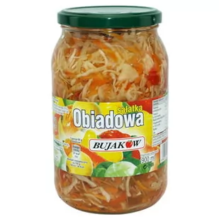 Sałatka Obiadowa 900 ml Bujaków - Pasztet i przetwory mięsne - miniaturka - grafika 1