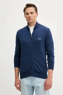Guess kardigan z domieszką wełny DARRELL męski kolor niebieski M5YR28 Z0122 - Swetry męskie - miniaturka - grafika 1