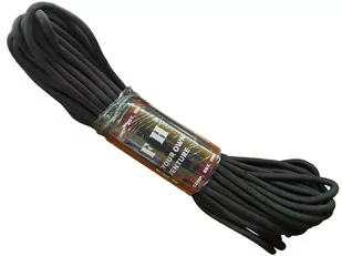 Paracord - MFH  4 mm - 50 FT Lina czarna - Żeglarstwo - miniaturka - grafika 1