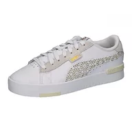 Trampki damskie - PUMA Damskie trampki JADA Renew Laser Cut Sneaker, białe złoto - kryształy górskie, 4 UK - miniaturka - grafika 1