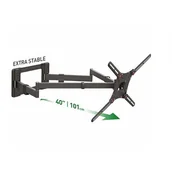 Uchwyty do telewizora - Barkan Wall mount Full Motion 13-80 " Maximum weight (capacity) 50 kg Black BM464XL - miniaturka - grafika 1