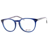 Okulary korekcyjne, oprawki, szkła - Okulary zerówki korekcyjne oprawki lenonki STAC-36A niebieskie - miniaturka - grafika 1