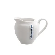 Dzbanki i imbryki - Dzbanek do mleka porcelanowy Cortina 160 ml biały - miniaturka - grafika 1