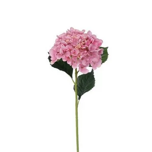 Sztuczna hortensja, wys. 52 cm, różowy - Sztuczne kwiaty - miniaturka - grafika 1