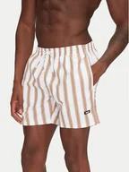 Kąpielówki męskie - BOSS Szorty kąpielowe Piranha 50508844 Beżowy Regular Fit - miniaturka - grafika 1