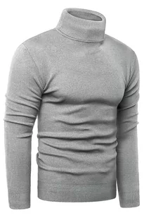 Sweter/golf 2400 -szara - Risardi - Swetry męskie - miniaturka - grafika 1