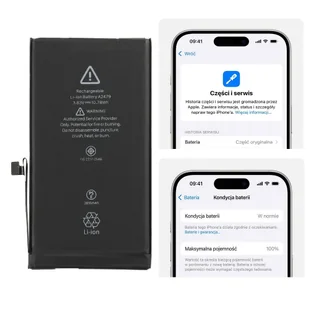 Bateria A2479 akumulator Li-ion 2815mAh Diagnosable z możliwością przypisania jako oryginał do Apple iPhone 12/12 Pro - Baterie do telefonów - miniaturka - grafika 1
